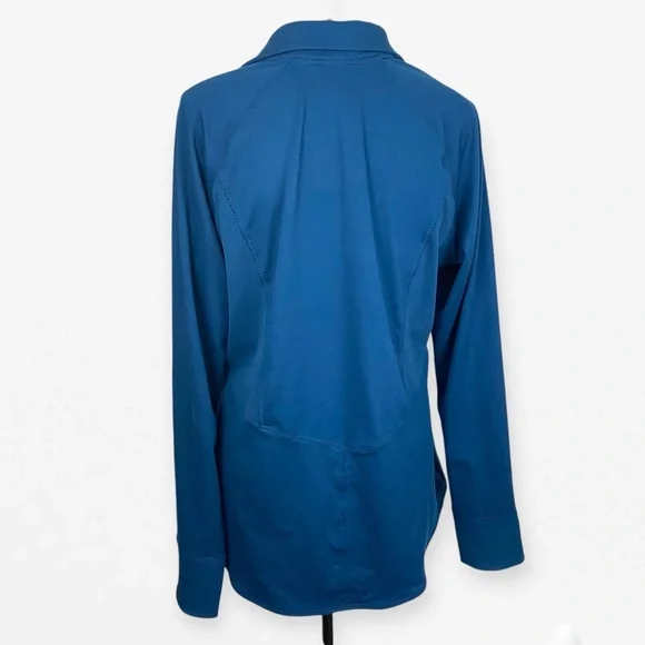 Champion Blue Utility Active workout Jacket Full Zip up Performance XL - Picture 4 of 8